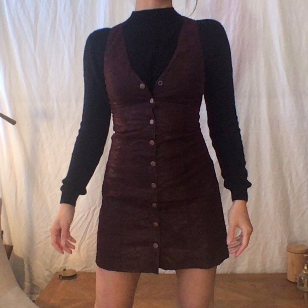Urban Outfitters Faux Leather Dress